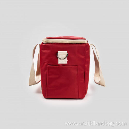 Red Large Capacity Cooler Bag